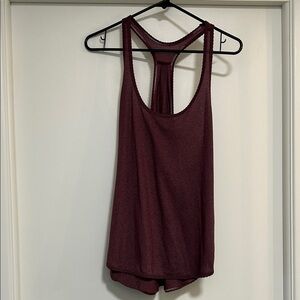 Lululemon maroon racer back tank
